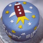 rocketship cake