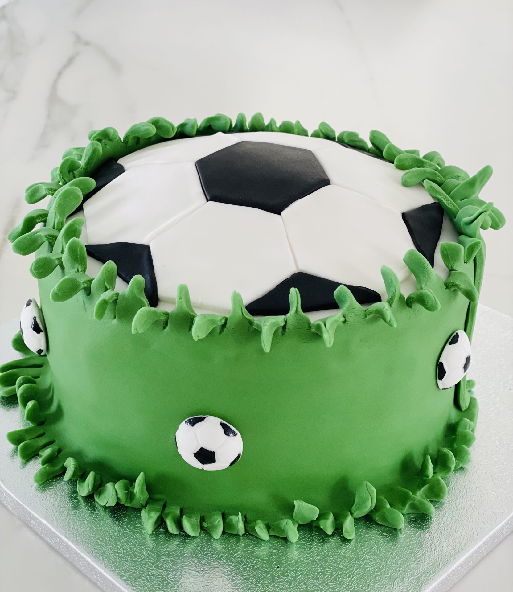 3D Football Cake – Caramel Sweet Arts