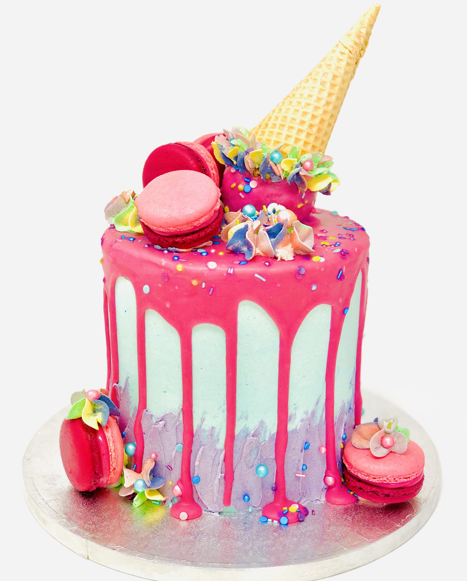 Icecream Theme Custom Cake | Custom Birthday Cake | Order Online | Free  Delivery